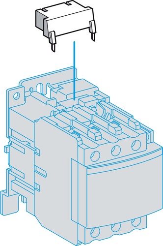 Schneider Electric Überspannungsbegrenzer RC 24- 48VAC LA4DA2E