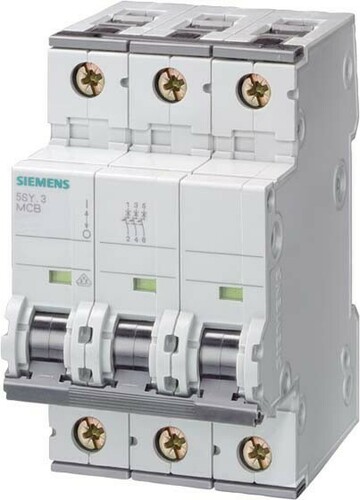 Siemens Dig.Industr. LS-Schalter 15KA,3p,C,8A,T=70mm 5SY7308-7