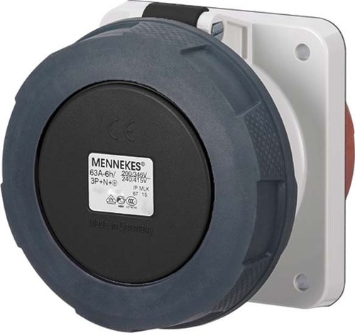 Mennekes Anbaudose TA 125A,5p,7h,500V,IP67 3283