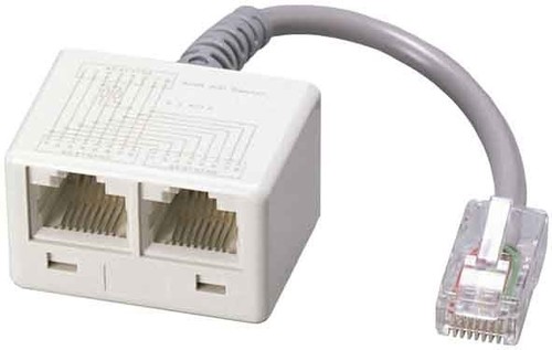 Metz Connect ISDN-Adapter WE 8-2xWE 8 0,1m