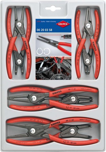 Knipex-Werk Präz.-Sicherungszangen Set 00 20 04 SB