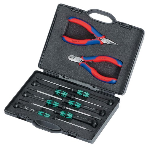 Knipex-Werk Elektronikzangen-Set f.elektron. Bauteile 00 20 18