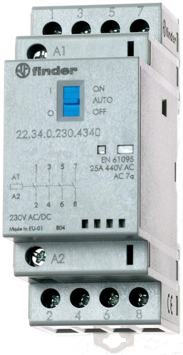 Finder Schütz 4S, 25A 22.34.0.012.4340