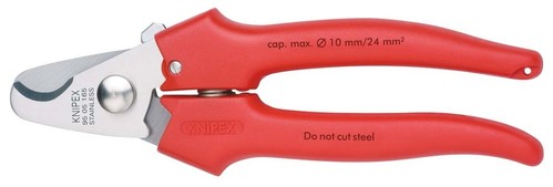 Knipex-Werk Kabelschere poliert, 165mm 95 05 165 SB