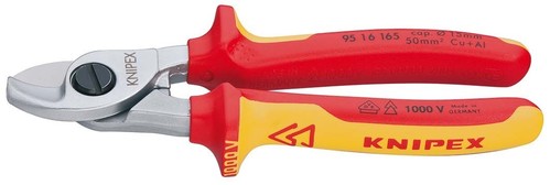 Knipex-Werk Kabelschere isoliert, 165mm 95 16 165