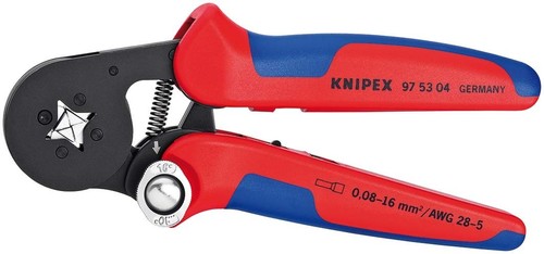 Knipex-Werk Crimpzange f.Aderendh. 180mm 97 53 04