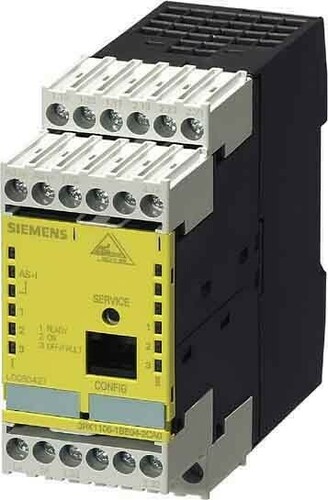 Siemens Dig.Industr. ASIsafe Basis-Sich.Monitor IP20, Federzug 3RK1105-1BG04-0CA0