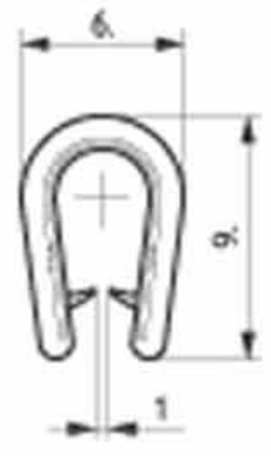 Sahlberg Kantenschutz 152mm schwarz PUC 129 016 129016