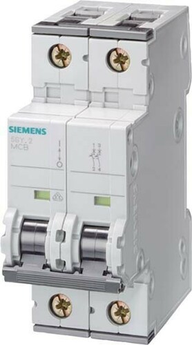 Siemens Dig.Industr. LS-Schalter AC/DC B10A,2pol,T=70,10kA 5SY5210-6