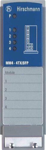 Hirschmann INET Medien-Modul ST 1000Base-TX MM4-4TX/SFP