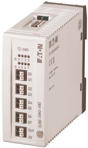 Eaton Digitalmodul 8 Ausgänge 24V 0,5A EU5E-SWD-X8D