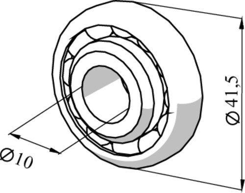 Somfy Minikugellager 12mm 9701289