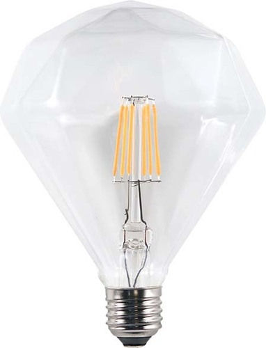 Scharnberger+Hasenbein LED-Diamantlampe Filament E27 230V 2500K klar 36691