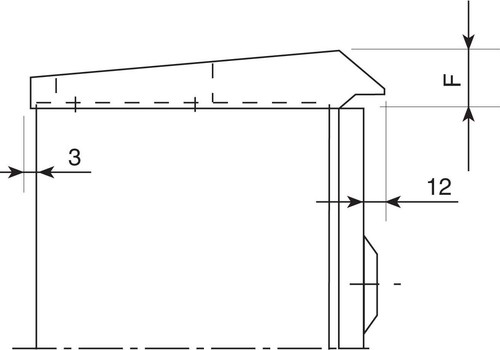 Schneider Electric Regenschutzdach 1200x300mm NSYTJ12030