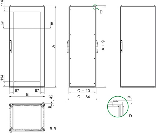 Schneider Electric Elektronikschrank SF 1200x800x800mm NSYSF12880E