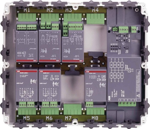 ABB Stotz S&J Raum-Controller Grundgerät 8-fach RC/A8.2