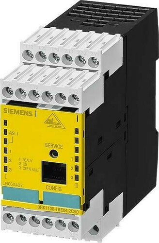 Siemens Dig.Industr. AS-Interface Safety Sicherheitsmonitor 3RK1105-1BE04-0CA0