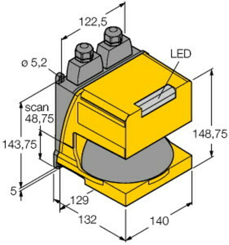 Turck Sicherheitslaserscanner AG4-6E