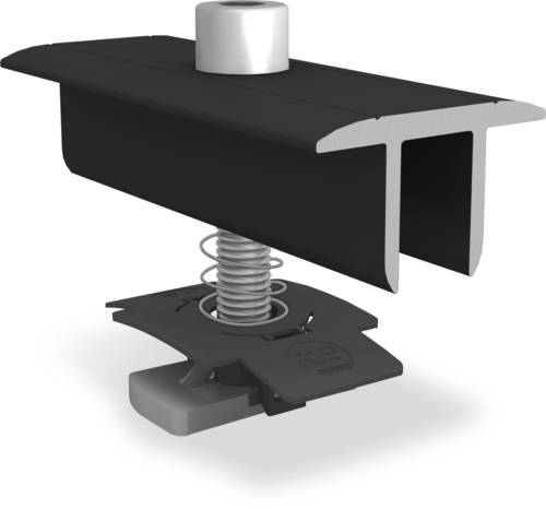 K2 Systems Modulmittelklemme XS Set 34-38mm schwarz elox. 1005158