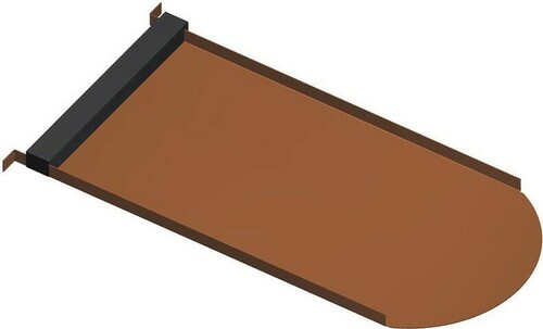 Schletter Solar Blechersatzziegel CU Biber.180x380 Rapid 109016-008