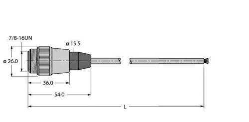 Turck Spannungsversorgungsltg. PUR RSM43-10M