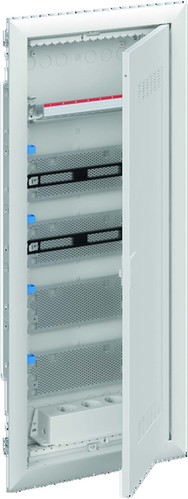 Striebel&John Mediaverteiler 5-reihig m.PatchPanel+TürWiFi UK660MW