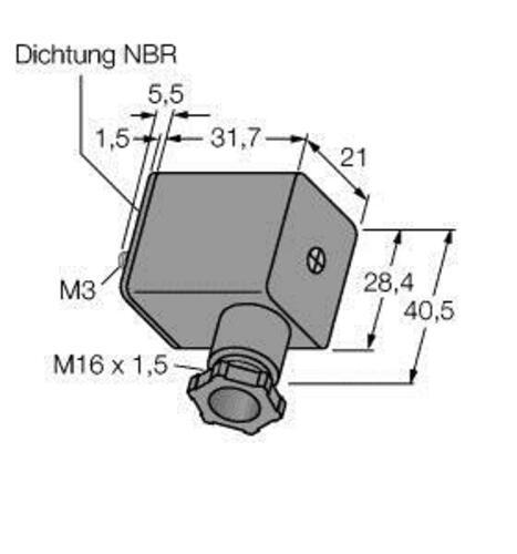 Turck Ventilstecker konfektionierbar VC-IC21-0.220-K