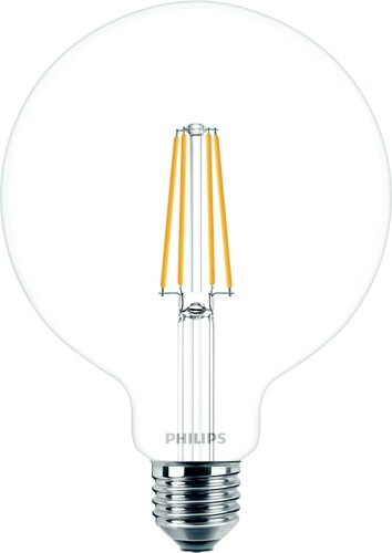 Philips Lighting LED-Globelampe E27 klar Glas DIM MAS VLE LED#34798400