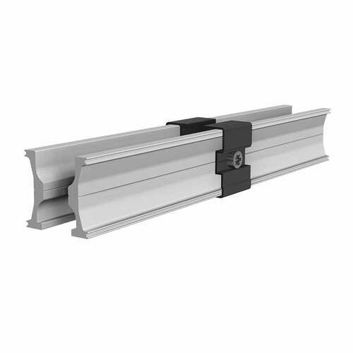 SL Rack Innenverbinder schwarz eloxiert mit Träger Rail 40 86140-02