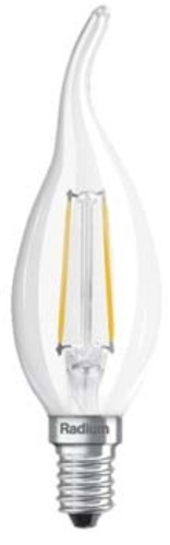Radium Lampenwerk LED-Kerzenlampe RL-CA40 827C/E14 FIL