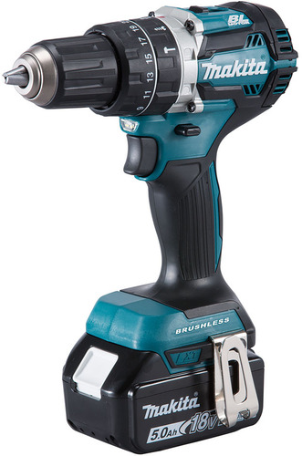 Makita Akku-Schlagbohrschrauber 18V / 5,0 Ah DHP484T4JB