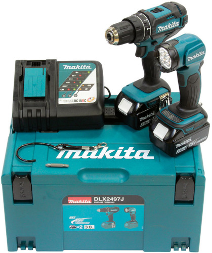 Makita Akku-Kombo-Kit 18V 3,0 Ah DLX2497J