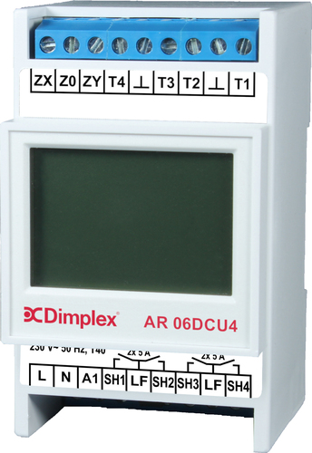 Glen Dimplex Fußbodenaufladeregler-DC 4-Heizkreise V06 AR 06DCU 4