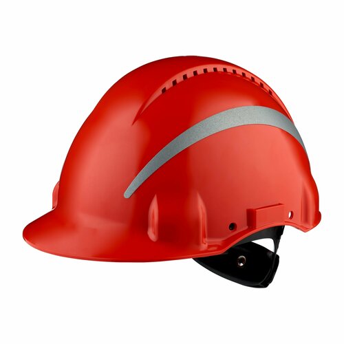 3M Deutschland Schutzhelm G3000 Rot, Reflex G30NURR