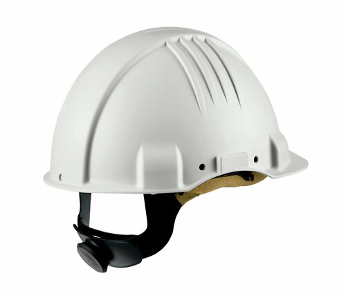 3M Deutschland Hitzeschutzhelm G3501 weiß,Ratsche,Leder G3501MW