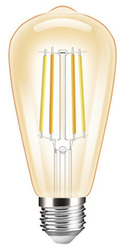 Scharnberger+Hasenbein LED-Rustikaformlampe E27 CCT Zigbee 32163