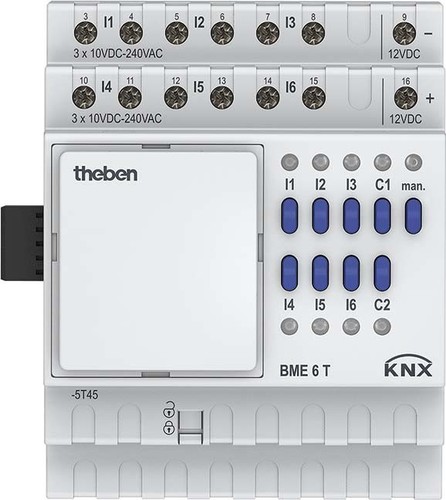 Theben Binäreingang MIX2,Erweiter.Modul BME 6 T KNX