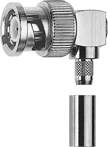 Telegärtner BNC-Winkelstecker cr 50Ohm, RG223/U 100023340