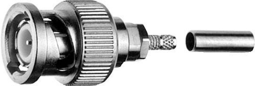 Telegärtner BNC-Kabelstecker Crimp 0.37/1.6-2.4 100023470