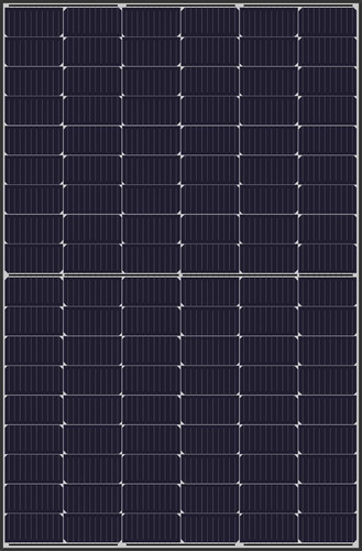 Sonnenkraft Energy Solarmodul 430Wp 2x2mm schwarz AlpinRahmen KPV430HCBA