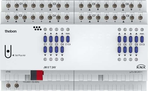 Theben Jalousieaktor FIX 2 JM 8 T 24V KNX