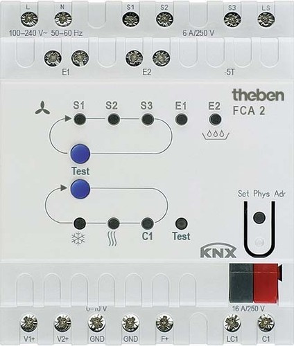 Theben Fan Coil Aktor Grundgerät FCA 2 KNX