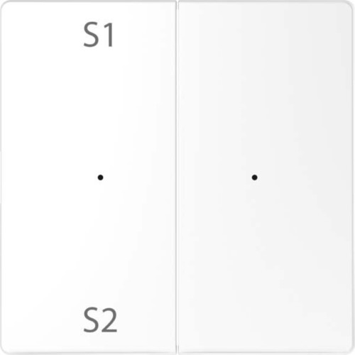 Merten Wippe f. Tastermodul 2-fach Szene1/2 blank lotws MEG5226-6035