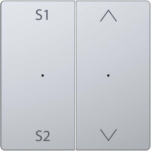 Merten Wippe f. Tastermodul 2-fach Szene1/2 Auf/Ab edelstahl MEG5227-6036