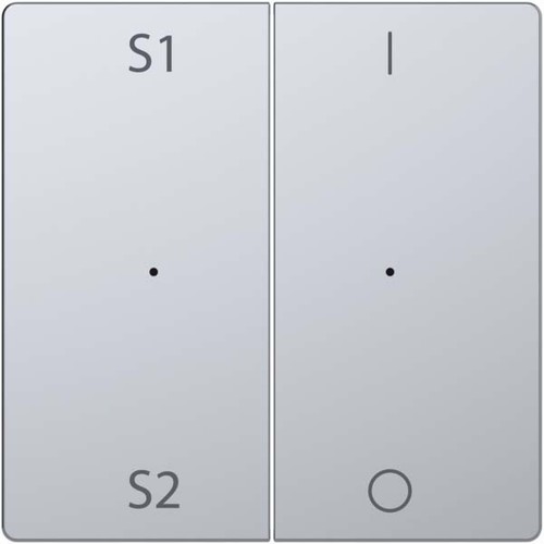 Merten Wippe f. Tastermodul 2-fach Szene1/2 1/0 edelstahl MEG5228-6036