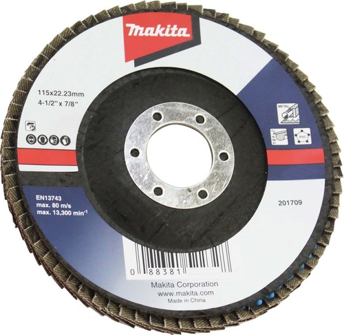 Makita Fächerschleifscheibe 115mm A40 D-63432