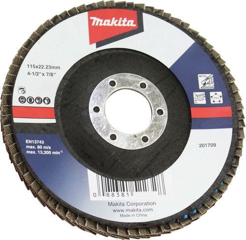 Makita Fächerschleifscheibe 115mm A80 D-63454