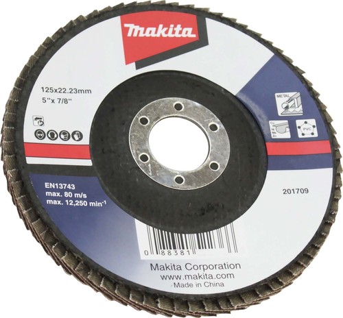 Makita Fächerschleifscheibe 125mm A40 D-63476