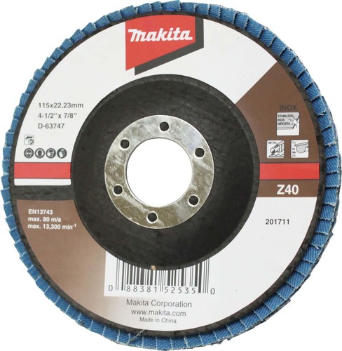 Makita Fächerschleifscheibe 115mm Z60 D-63753