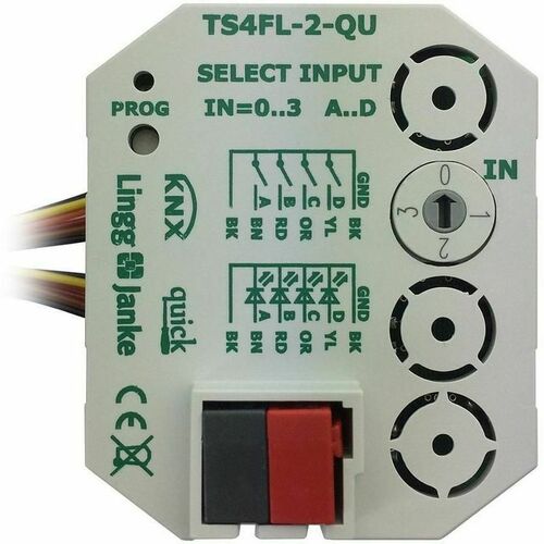 Lingg&Janke KNX-Tasterschnittstelle quick f.4 Einzeltast TS4FL-2-QU